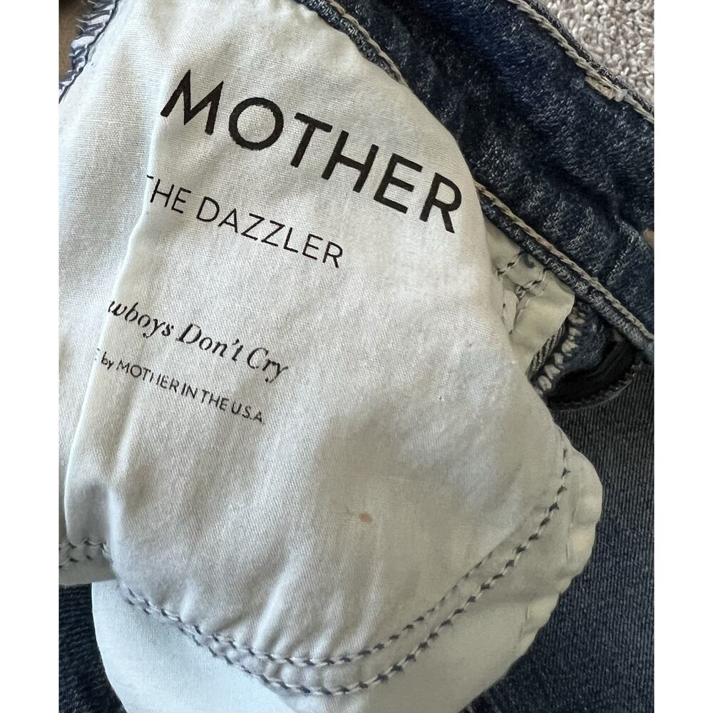 Mother Denim Superior The Dazzler Cowboys Don't Cry Women’s Size 25 Jeans - Picture 9 of 9